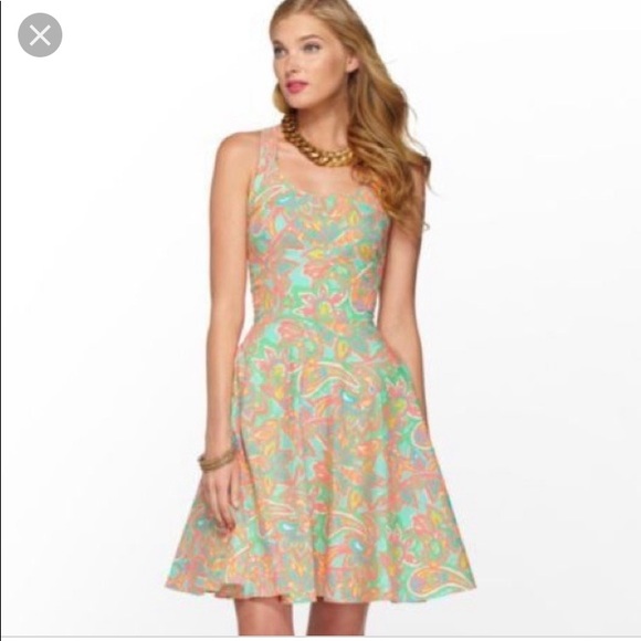 Lilly Pulitzer Dresses & Skirts - Lilly Pulitzer Zo Dress Make A Splash 6 Paisley